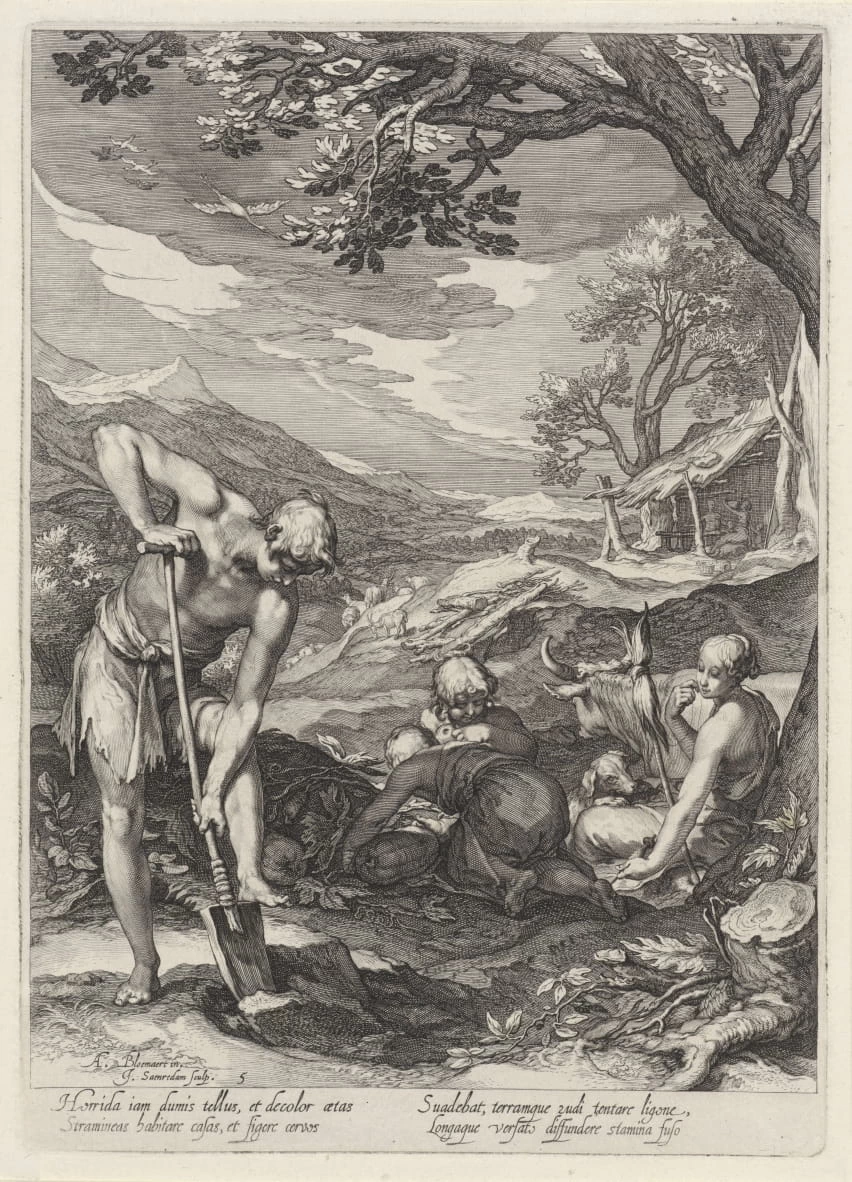 Adamo ed Eva al lavoro fuori dal Paradiso Terrestre - Rijks Museum, Amsterdam
